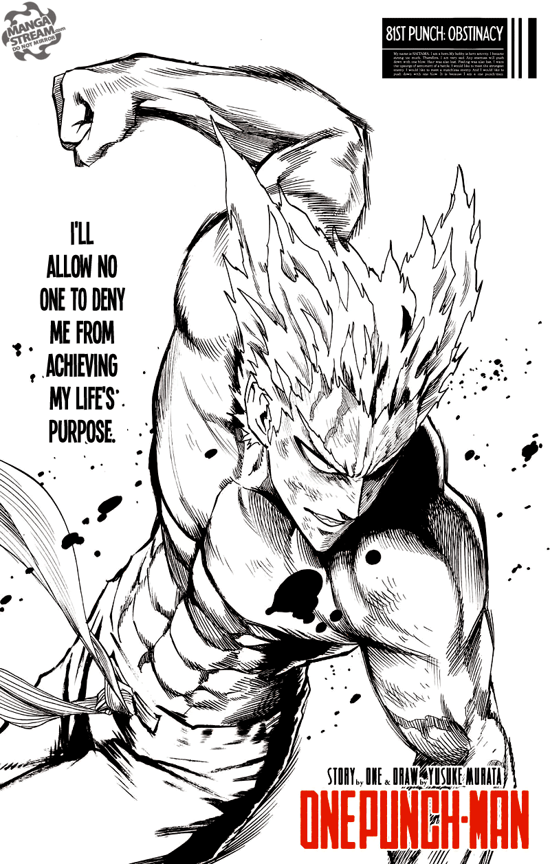 One-Punch Man, Chapter 81 image 01